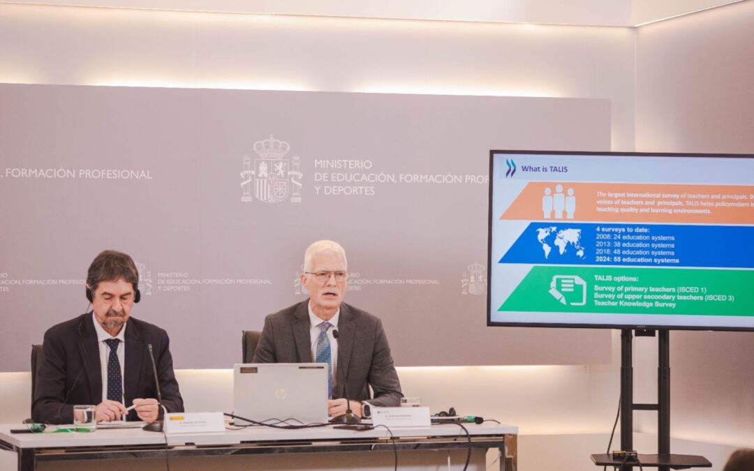 El profesorado en España muestra uno de los niveles de satisfacción con su trabajo más altos de la OCDE y la UE