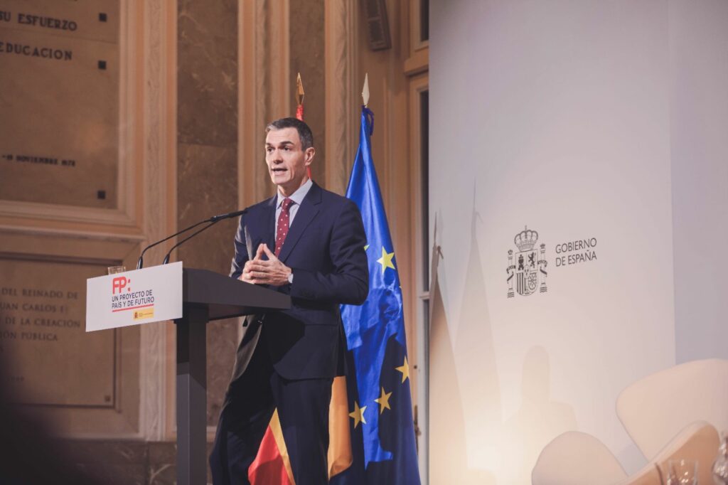Pedro Sánchez anuncia que el Gobierno va a “seguir blindando la calidad de la FP” con un Real Decreto que vele por la calidad formativa