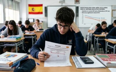 España obtiene sus peores resultados históricos y cae por debajo de la OCDE en lectura, matemáticas y ciencias